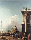 Canaletto Venice The Piazzetta Looking South-west towards S. Maria della Salute painting